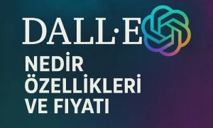 OpenAI tarafından geliştirilen DALL-E nedir? başlığı üzerinde yer alan bilgilendirici görsel.