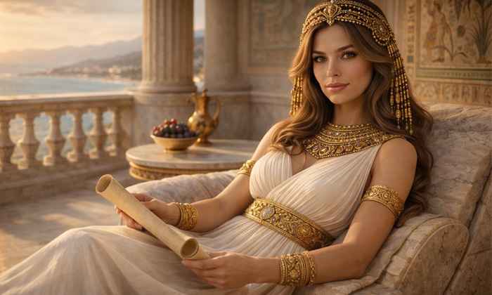 Mısır Kraliçesi Promptu ile üretilmiş bir örnek referans görsel.