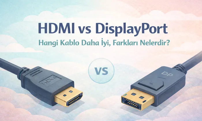 Hdmi vs displayport baslikli one cikan kapak gorseli.